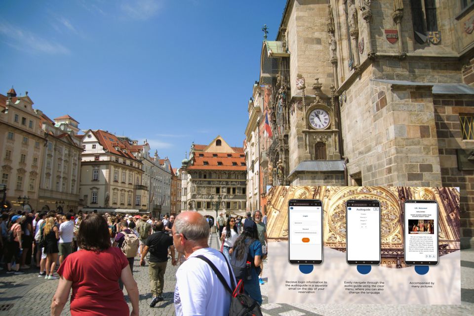 Prague: Charles Bridge Audio Guide with Tower Entry Ticket - Pick up your Charles Bridge tower ticket in Prague 1