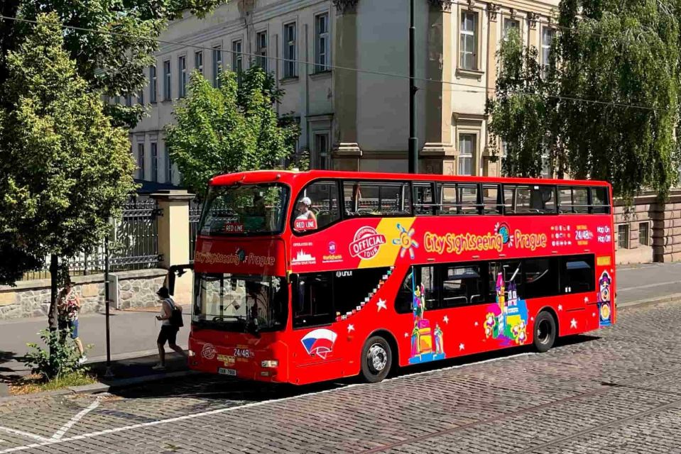 Prague: City Sightseeing HOHO Bus Tour & Optional Boat Tour - Blue Line: Republic Square to Old Town Square in one panoramic loop
