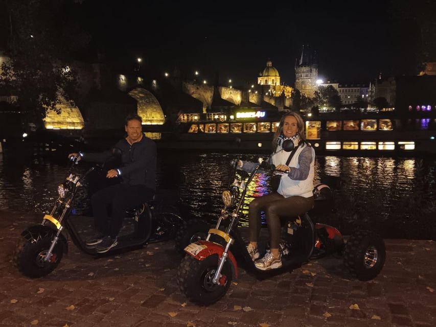 Prague City sightseeing in Night Trike Tour - Key Highlights at a Glance