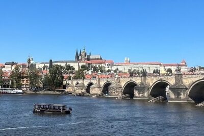 Prague city tour + Charles Bridge and Campa island small groups - Mánesův Most: a tram-and-road bridge with a painter’s name