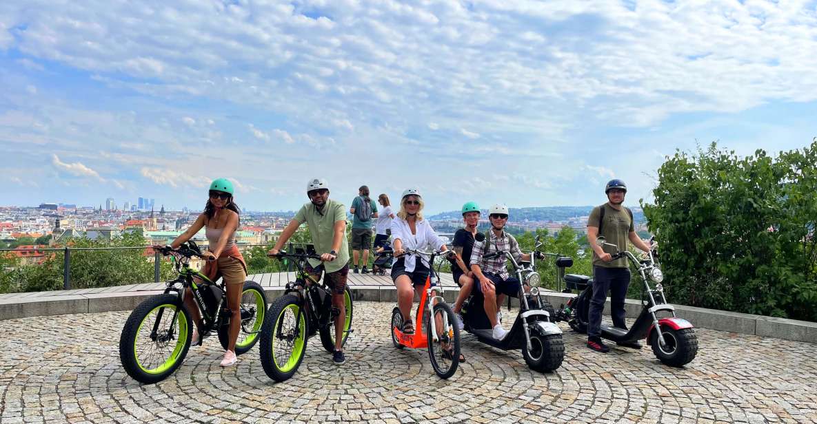 Prague: City Viewpoints Tour by Electric Fat Bike - Petrin Tower and Lesser Town: The Vltava + Old Town Combo