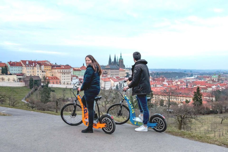 Prague: E-Bike/E-Scooter Viewpoint Tour - Jewish Quarter sights on the right bank: Rudolfinum and the Convent of Saint Agnes