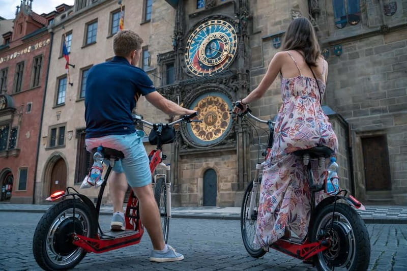 Prague: E-Bike or E-Scooter Tour with A Local Guide - Where the tour starts: Grandior Hotel Prague and the first ride moment