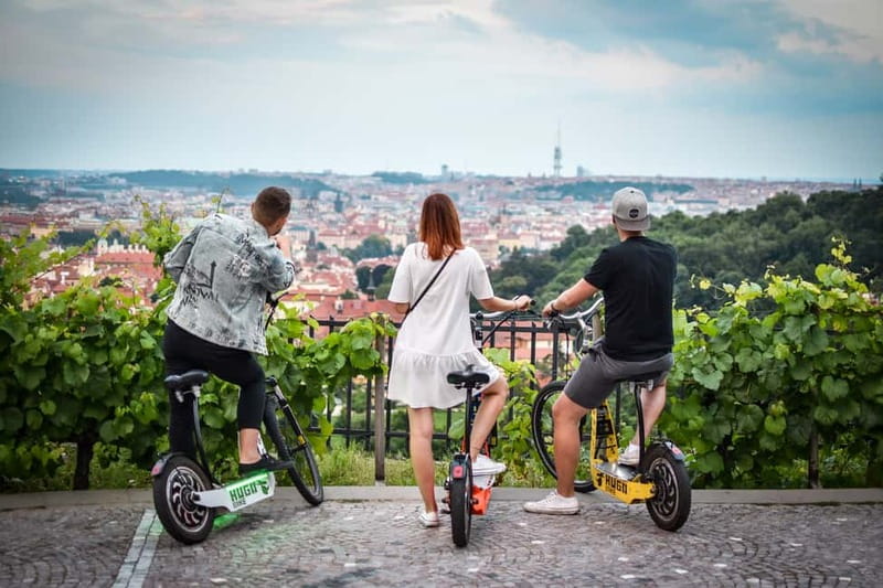 Prague: E-Scooter Grand City & Panoramas Small-Group Tour - Old Town Stops: Getting the Meaning, Not Just the Landmark