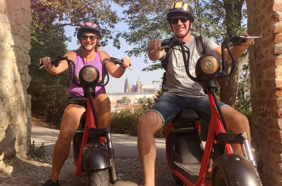Prague Electric Scooter and eBike Grand Tour - Letná Park and Petřín Hill Views: Why Two Viewpoints Beat One