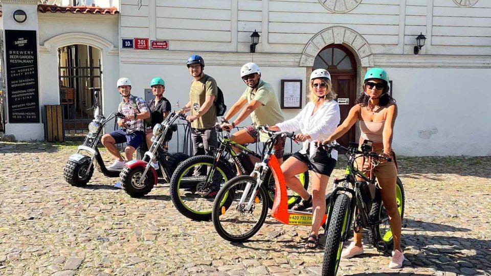 Prague: Electric Scooter & Cruiser Fat eBike Rental - Electric scooter vs. fat e-bike: how this rental really feels