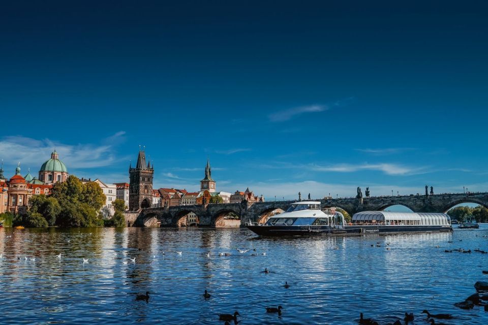 Prague: Evening Vltava River Eco Cruise with Prosecco - What You’ll Glide Past: From Straka Academy to Old Town