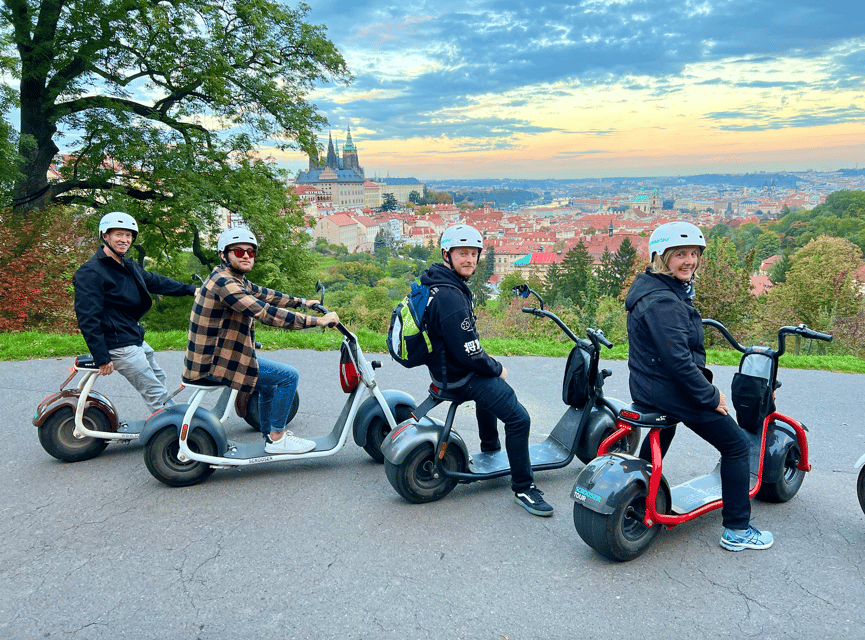 Prague: Fat Tire E-Scooter Guided Tour - Kafka, Lesser Town, Josefov: Old Prague without the foot-slog