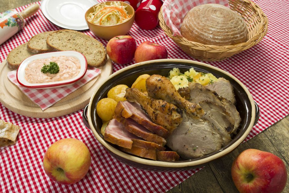 Prague: Folkloric Dinner Show with Unlimited Drinks - The Show: Mazurka Dance Lessons, Singing Along, and Bohemian Songs
