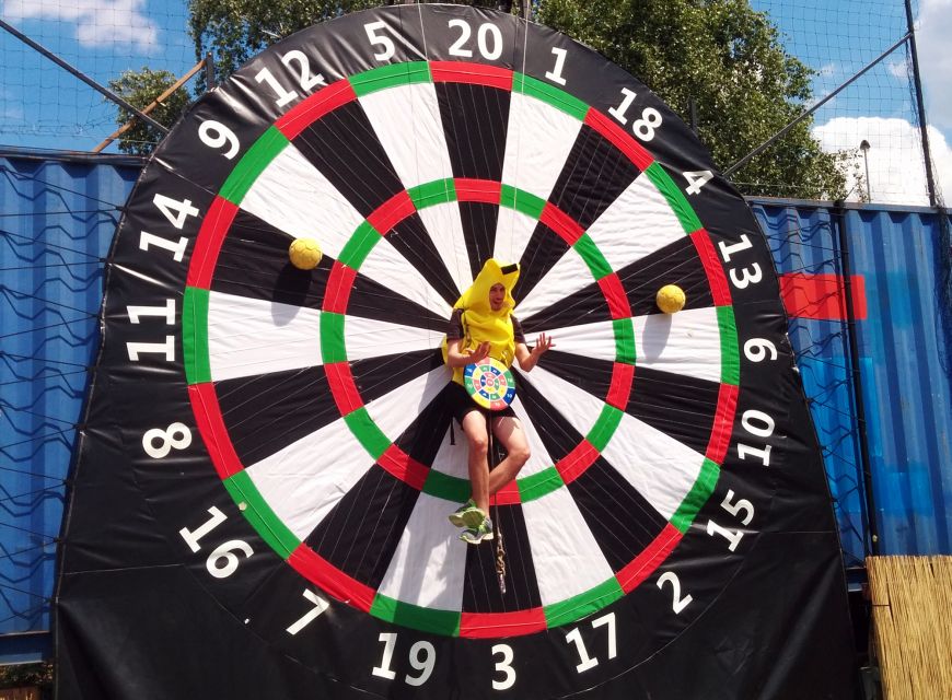 Prague : Giant Foot Darts and Giant Beer Pong Game - Key highlights worth planning for