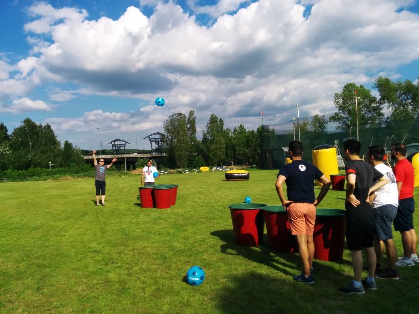 Prague : Giant Foot Darts and Giant Beer Pong Game - What you’ll do during the camp time (and why it feels like real fun)