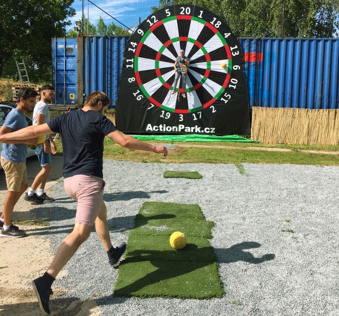 Prague : Giant Foot Darts and Giant Beer Pong Game - Price and value: is $88 per person fair for what you get?