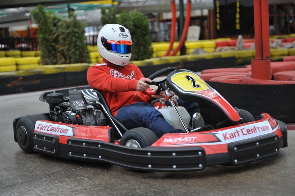 Prague: Go-Kart Racing Experience - Weather reality: rain means waiting for track cleaning
