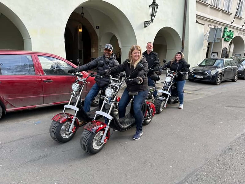 Prague: Guided Fat Tire e-Scooter Tour - Petrin Park, Charles Bridge area, and John Lennon’s Wall