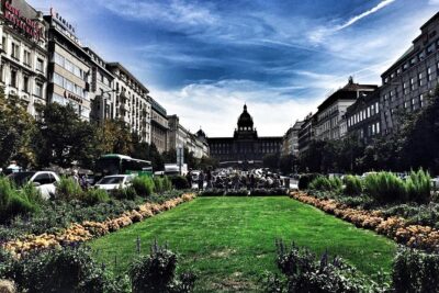 Prague Half Day City Tour by Bus and by Foot - Old Town from the bus: National Museum to the Charles Bridge views