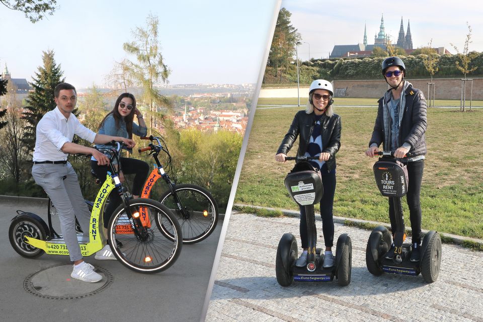 Prague: Half-Day Guided Tour by Segway and E-Scooter - How the Segway-and-e-scooter format actually works