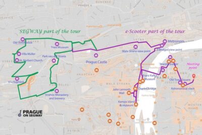 Prague: Half-Day Guided Tour by Segway and E-Scooter - Safety training, helmets, and a ride that feels less scary