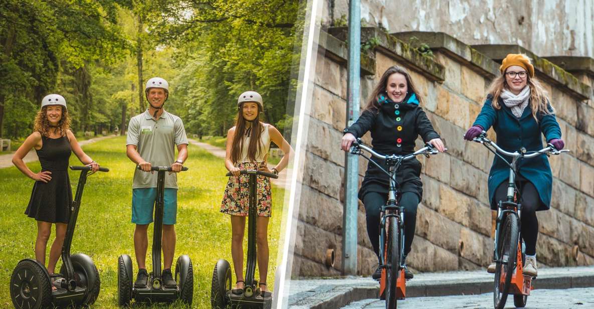 Prague Highlights: Segway & E-Scooter Tour with Taxi Pick-Up - Letná Park, Expo 58, and the Castle-Ascent Feel