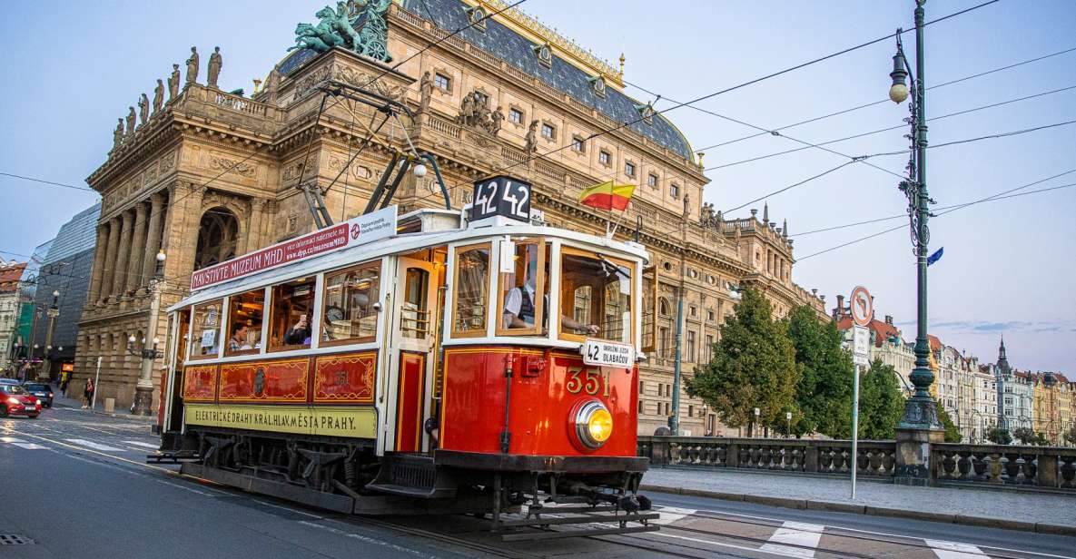 Prague: Hop-on Hop-Off Historical Tram Ticket for Line 42 - The Line 42 route, stop by stop: what each segment is good for