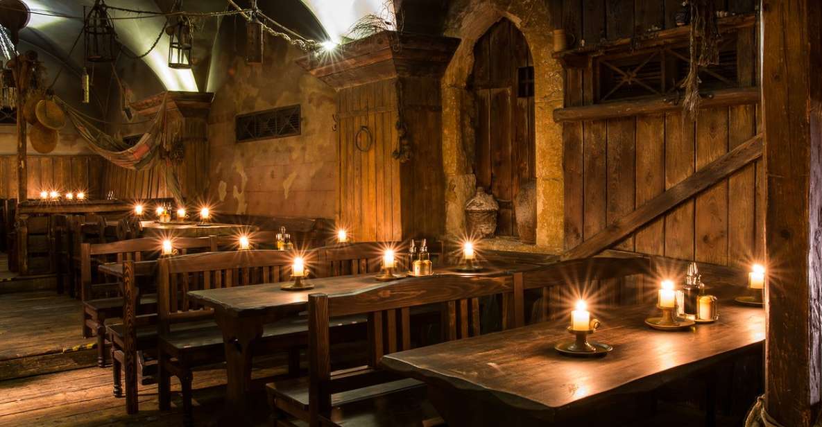 Prague: Medieval Dinner with Transfers - The show at 20:00: fire, fights, music, and belly dancing