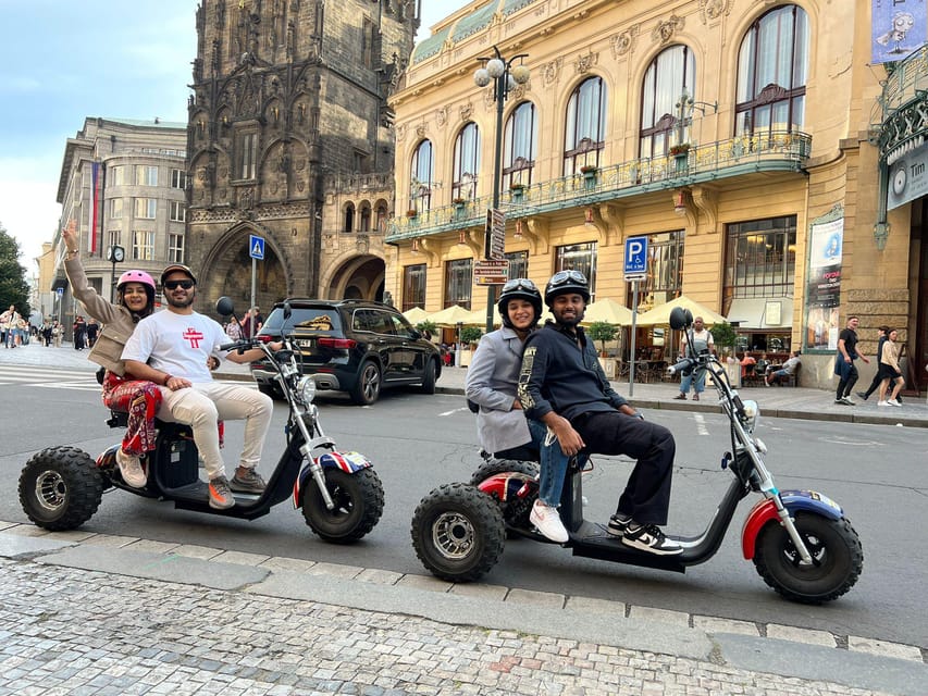 Prague Monastery & Panoramic Viewpoint Electric Trike Tour - John Lennon Wall, Kafka Museum, and Charles Bridge: the iconic trio in one ride