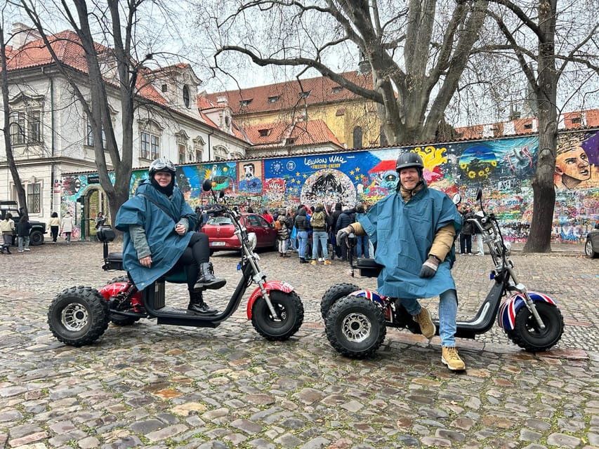 Prague Monastery & Panoramic Viewpoint Electric Trike Tour - Rudolfinum, rue de Paris, and Old Town Prague: finishing with real variety