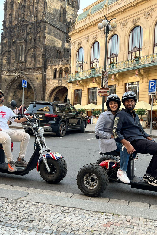 Prague Monastery & Panoramic Viewpoint Electric Trike Tour - Meeting at Štěpánská 55: getting started without stress