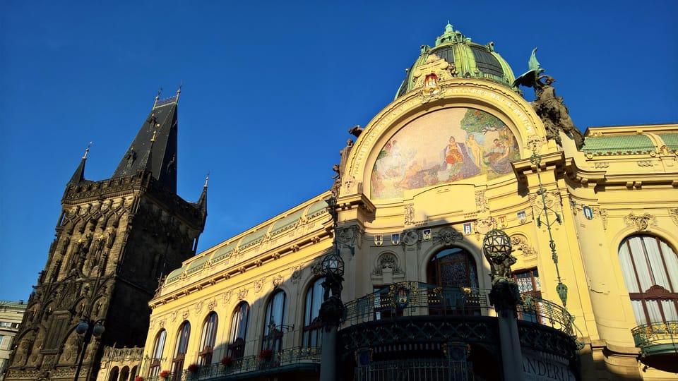 Prague: Old Town Guided Walking Tour and City Boat Ride - Wenceslas Square and National Avenue: stretching from medieval to grand Prague