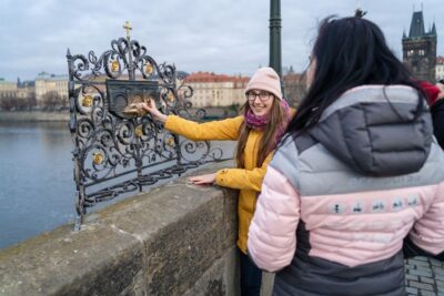 Prague: Old Town Private Walking Tour with Hotel Pickup - Powder Gate to Municipal House: opening the map of Prague
