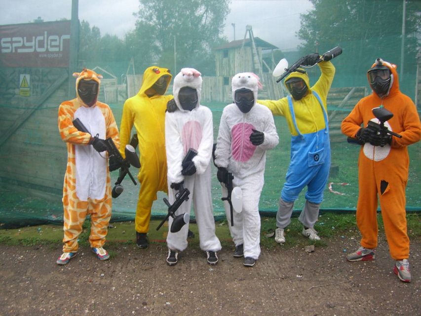 Prague: Paintballing Games - Best for: groups who want an active break (and a few people to skip)