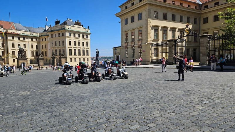 Prague: Panoramic Viewpoints Guided Electric Tricycle Tour - How the trike ride feels in real Prague streets