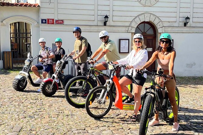 Prague Panoramic Views e-bike and e-Scooter guided Tour - Prague Castle viewpoints: big views without the full Castle crawl