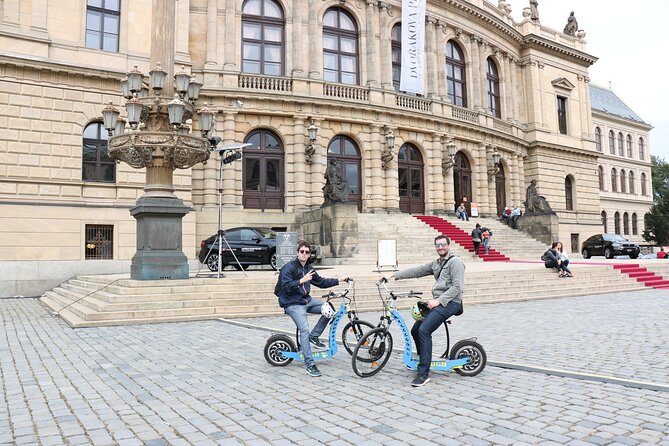 Prague Panoramic Views e-bike and e-Scooter guided Tour - Petrín Hill and Petrín Park: skipping the uphill struggle