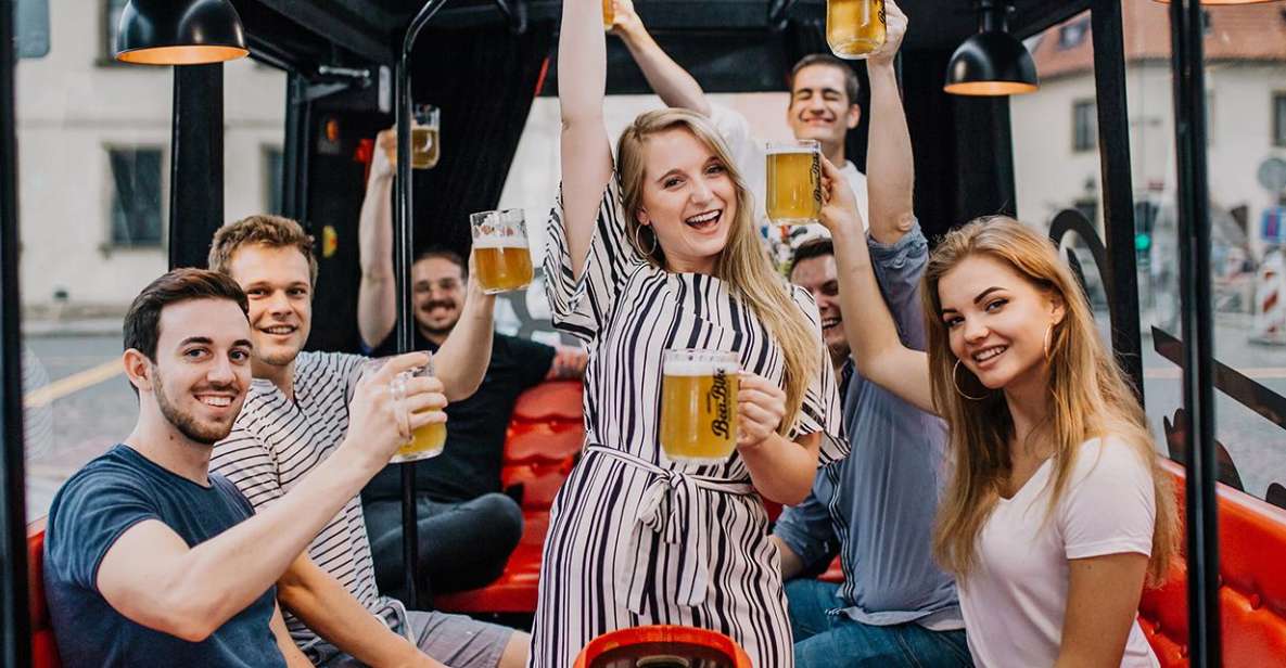 Prague: Party Beer Bus - The Start: Where You Join the Bus and What to Expect Immediately