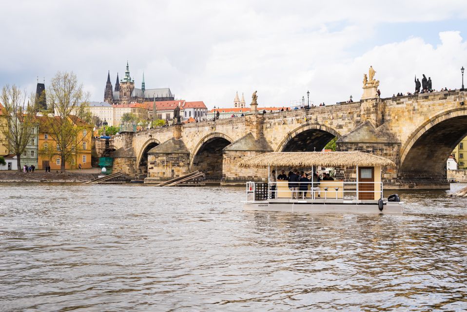 Prague: Party Tiki Boat Sightseeing Cruise with Drinks - Drinks on board: unlimited Budvar beer, or Prosecco/cider alternatives