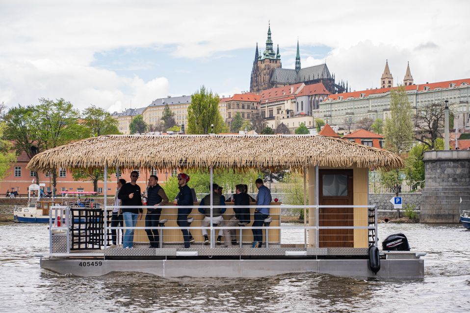 Prague: Party Tiki Boat Sightseeing Cruise with Drinks - 90 minutes on the water: what the timing feels like