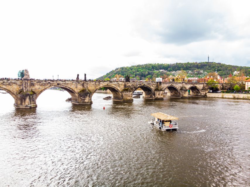 Prague: Party Tiki Boat Sightseeing Cruise with Drinks - Price and value: $518 per group up to 11 people