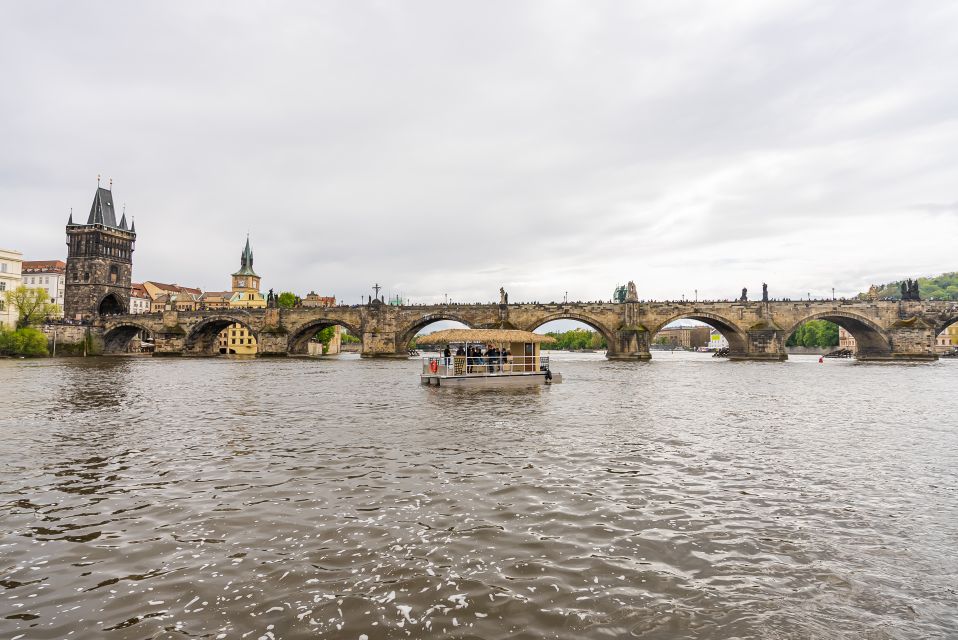 Prague: Party Tiki Boat Sightseeing Cruise with Drinks - The exact cruise route: National Theatre, Charles Bridge, and Štvanice Island