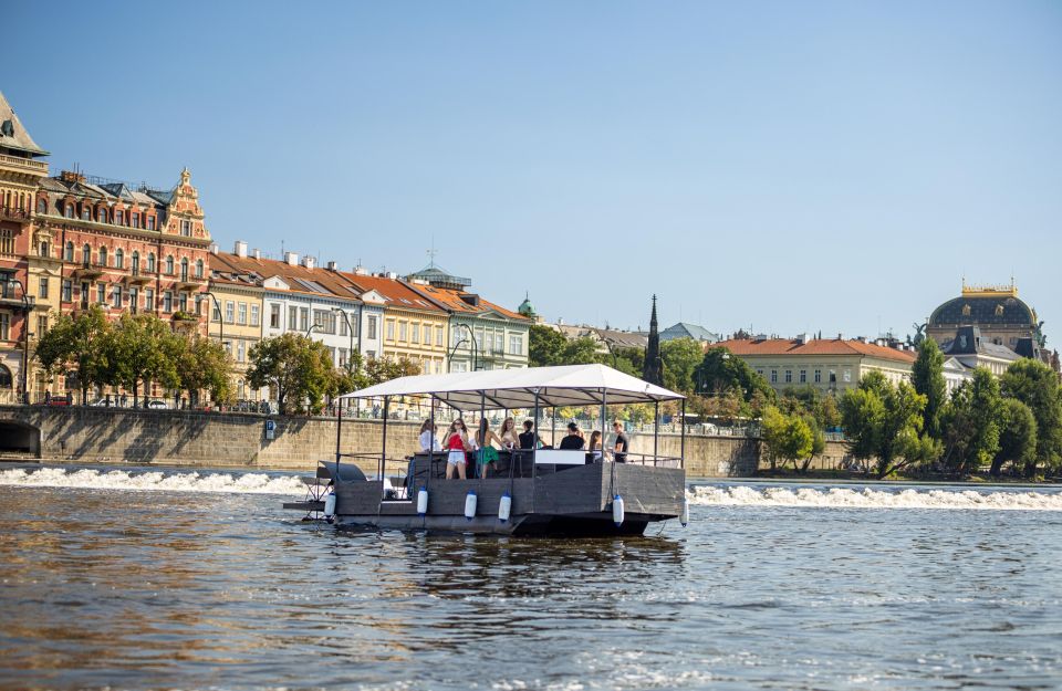 Prague: Private Cycle Boat River Tour with Beer or Prosecco - What’s Included: Drinks, Music, Captain, and a Real Guide