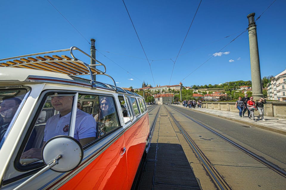 Prague: Private Sightseeing Tour in original VW Samba bus - The included Polaroid keepsake: what makes it more than a gimmick