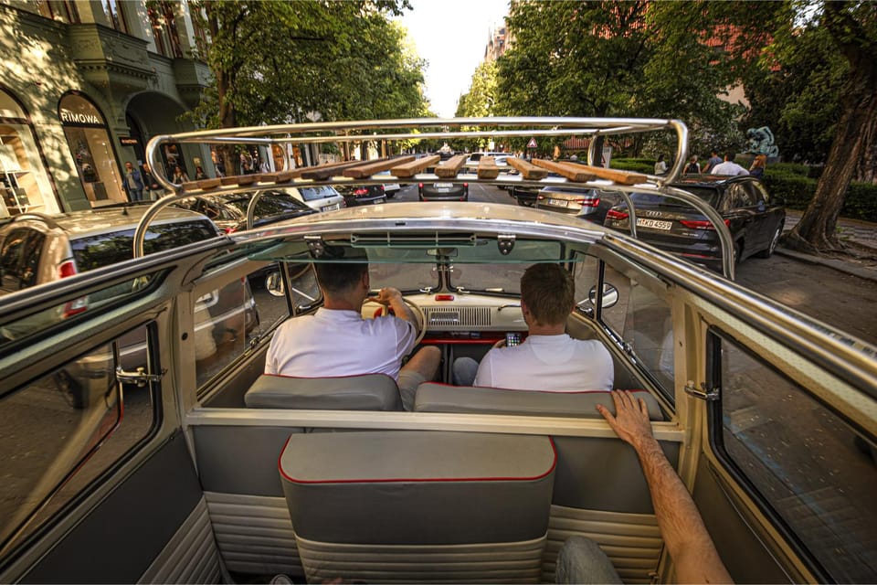 Prague: Private Sightseeing Tour in original VW Samba bus - Price and value: $170 per group up to 7 people