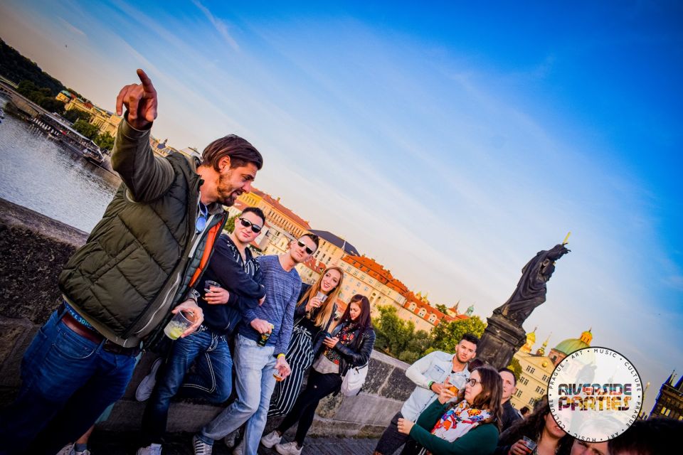 Prague Riverside Parties Tour - Lesser Town art stops and the Czech history angle
