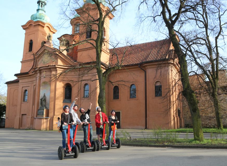 Prague Segway Tour with Oldest Monasteries and Free Taxi - Free taxi to the start, then straight onto the route