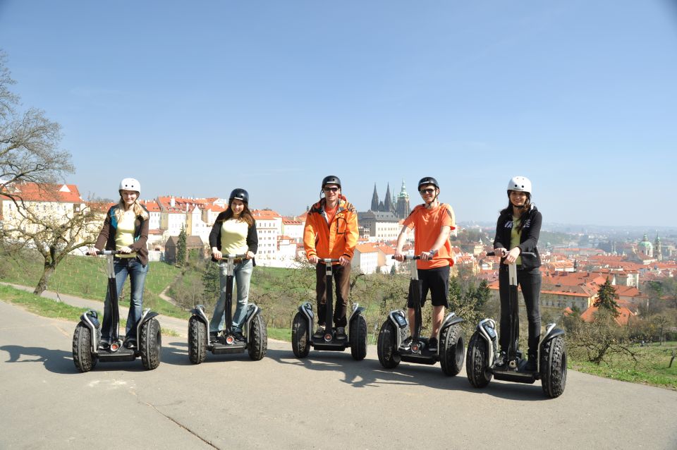 Prague: Shared Group/Private Segway Tour with Hotel Transfer - Petrin Hill Photo Stop and Maxe van der Stoela Park: Views With a Pulse