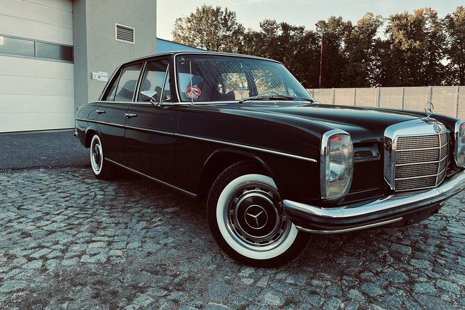 Prague Sightseeing Express Tour in Classic Car - Letná viewpoint: seeing five bridges in one line
