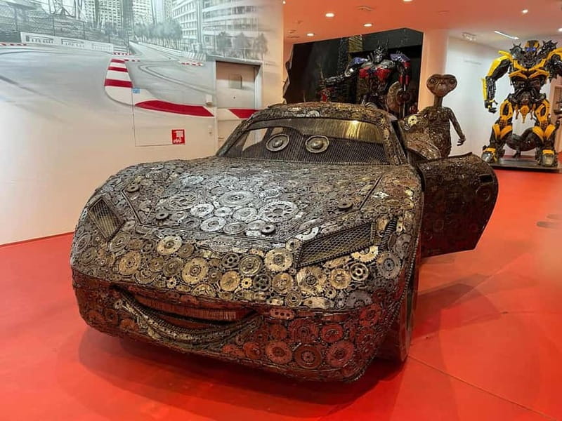 Prague: Steel Art Museum Entry Ticket - Superhero-Style Vehicles and Props That Make Photos Effortless