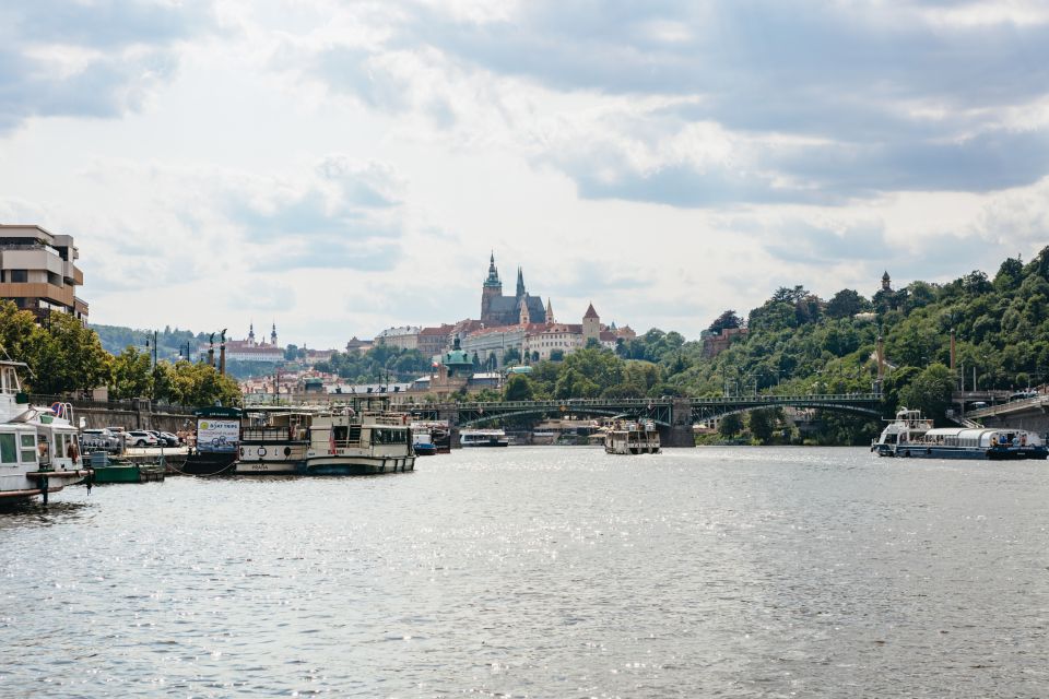 Prague: Swimming Beer Bike on A Cycle Boat - Charles Bridge from the water: the shot you can actually enjoy