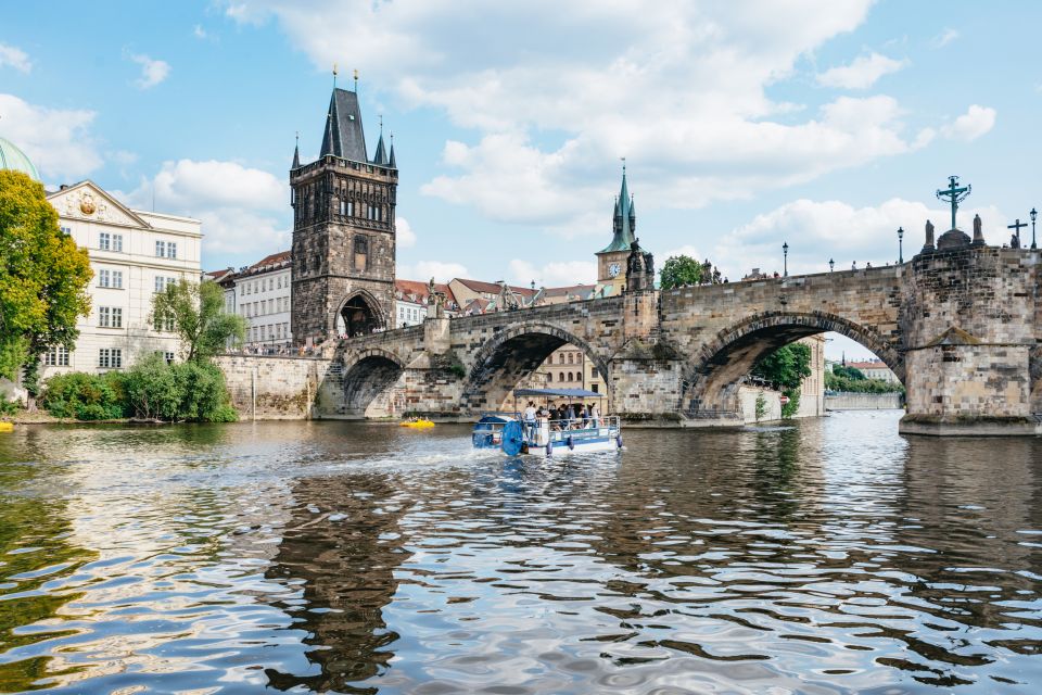 Prague: Swimming Beer Bike on A Cycle Boat - Following the river route: U Bukanýra to Dvořákovo nábř.