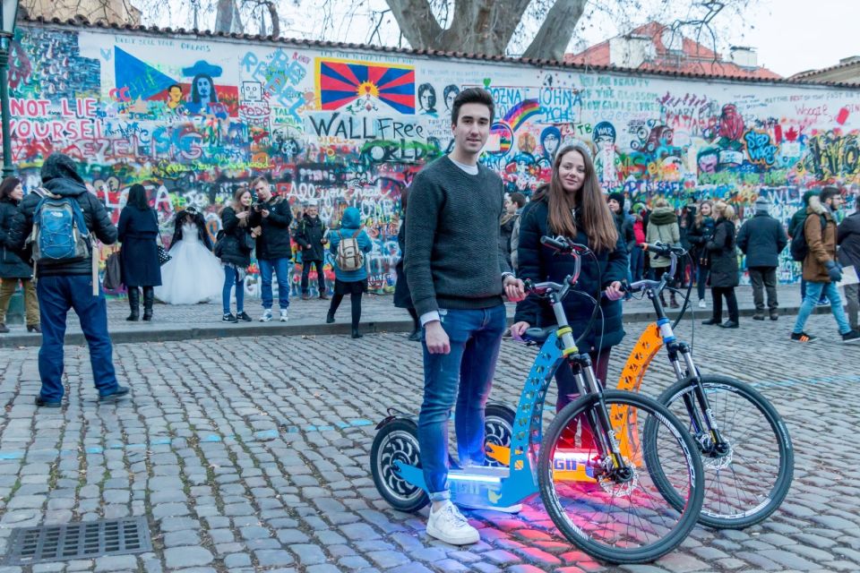 Prague: Tour by Electric Scooter or Cruiser eBike - Charles Bridge and the narrowest alley: Prague at human speed
