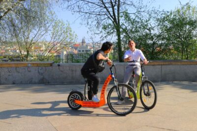 Prague: Tour by Electric Scooter or Cruiser eBike - From the Embassy of Japan to the Lennon Wall: how the tour sets its tone